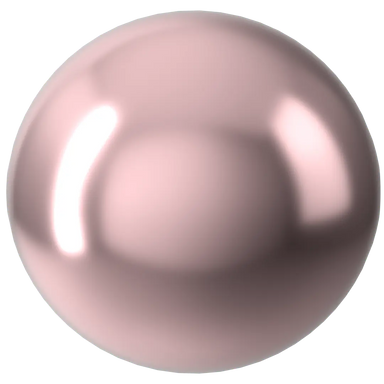 Serinity Pearls Round Half Drilled (5818) Crystal Vintage Rose - Bluestreak Crystals