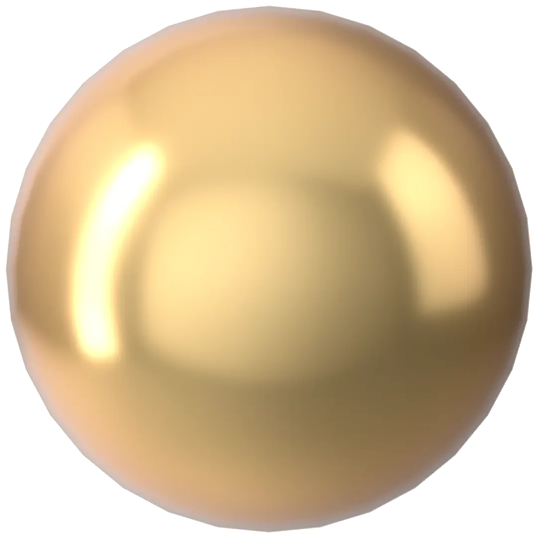 Serinity Pearls Round No Hole (5809) Crystal Gold - Bluestreak Crystals
