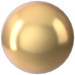 Serinity Pearls Round No Hole (5809) Crystal Gold - Bluestreak Crystals
