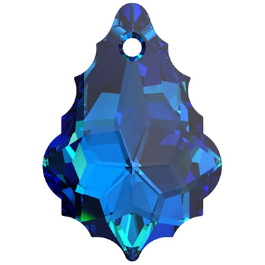 Serinity Pendants Baroque (6090) Crystal Bermuda Blue - Bluestreak Crystals