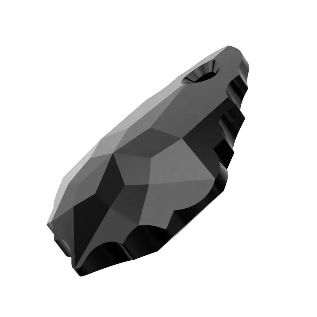 Serinity Pendants Baroque (6090) Jet - Bluestreak Crystals