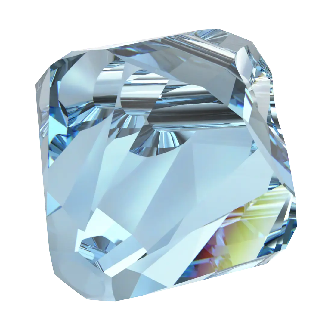 Serinity Pendants Bicone Cut (6328) Aquamarine - Bluestreak Crystals