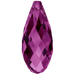Serinity Pendants Briolette (6010) Amethyst - Bluestreak Crystals