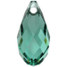 Serinity Pendants Briolette (6010) Caribbean Green - Bluestreak Crystals