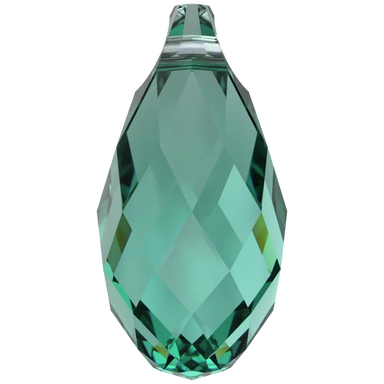 Serinity Pendants Briolette (6010) Caribbean Green - Bluestreak Crystals