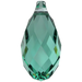 Serinity Pendants Briolette (6010) Caribbean Green - Bluestreak Crystals