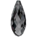 Serinity Pendants Briolette (6010) Crystal Silver Night - Bluestreak Crystals