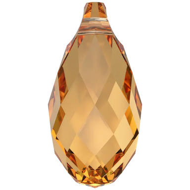 Serinity Pendants Briolette (6010) Dark Orange - Bluestreak Crystals