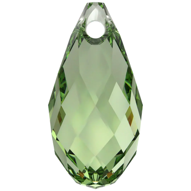 Serinity Pendants Briolette (6010) Dark Peridot - Bluestreak Crystals