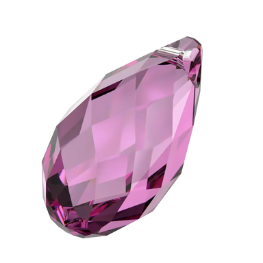 Serinity Pendants Briolette (6010) Dark Rose - Bluestreak Crystals