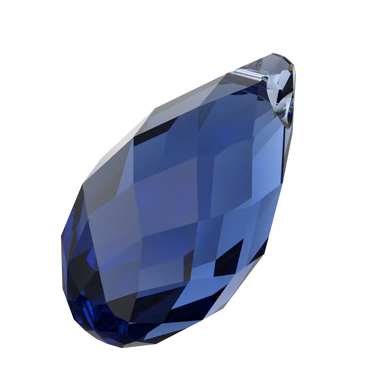 Serinity Pendants Briolette (6010) Dark Sapphire - Bluestreak Crystals