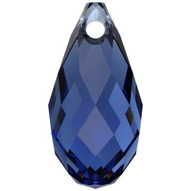 Serinity Pendants Briolette (6010) Dark Sapphire - Bluestreak Crystals