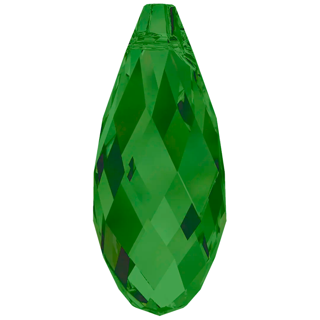 Serinity Pendants Briolette (6010) Fern Green - Bluestreak Crystals