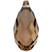 Serinity Pendants Briolette (6010) Light Smoked Topaz - Bluestreak Crystals