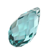 Serinity Pendants Briolette (6010) Light Turquoise - Bluestreak Crystals