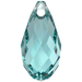 Serinity Pendants Briolette (6010) Light Turquoise - Bluestreak Crystals