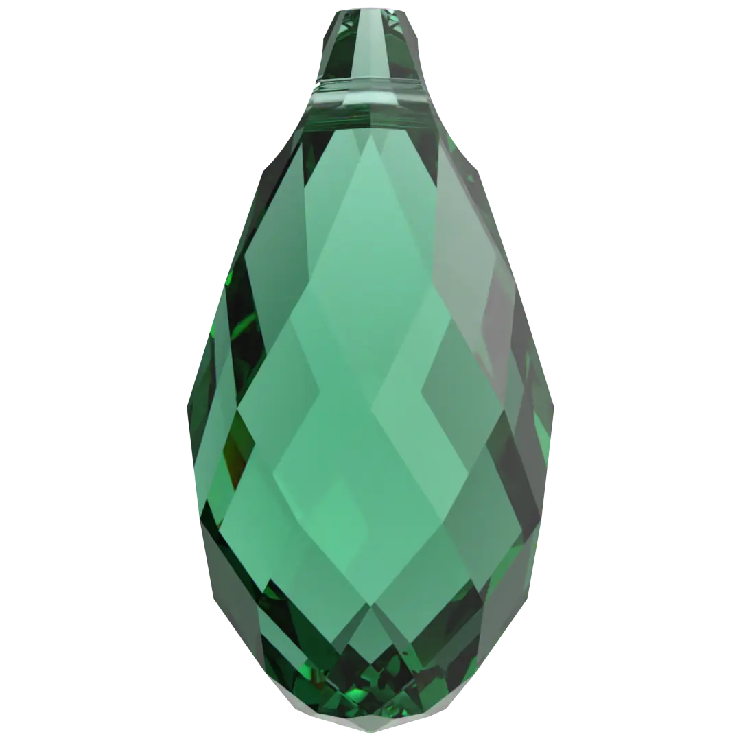 Serinity Pendants Briolette (6010) Majestic Green - Bluestreak Crystals