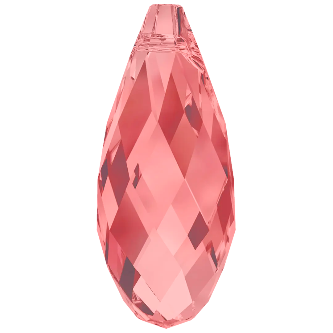 Serinity Pendants Briolette (6010) Padparadscha - Bluestreak Crystals