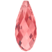 Serinity Pendants Briolette (6010) Padparadscha - Bluestreak Crystals