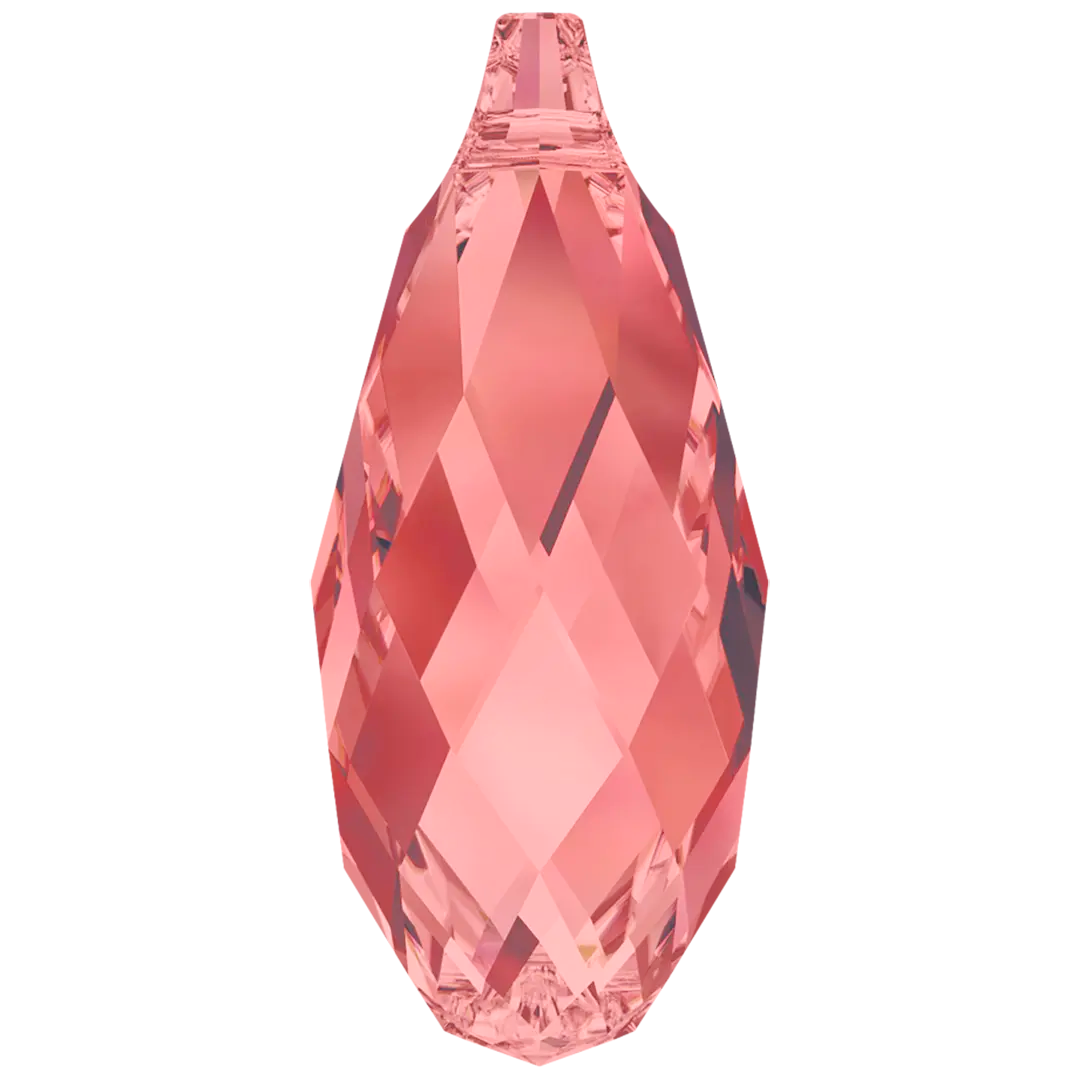 Serinity Pendants Briolette (6010) Padparadscha - Bluestreak Crystals