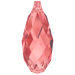 Serinity Pendants Briolette (6010) Padparadscha - Bluestreak Crystals