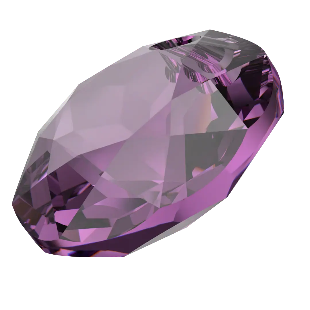 Serinity Pendants Classic Cut (6430) Amethyst - Bluestreak Crystals