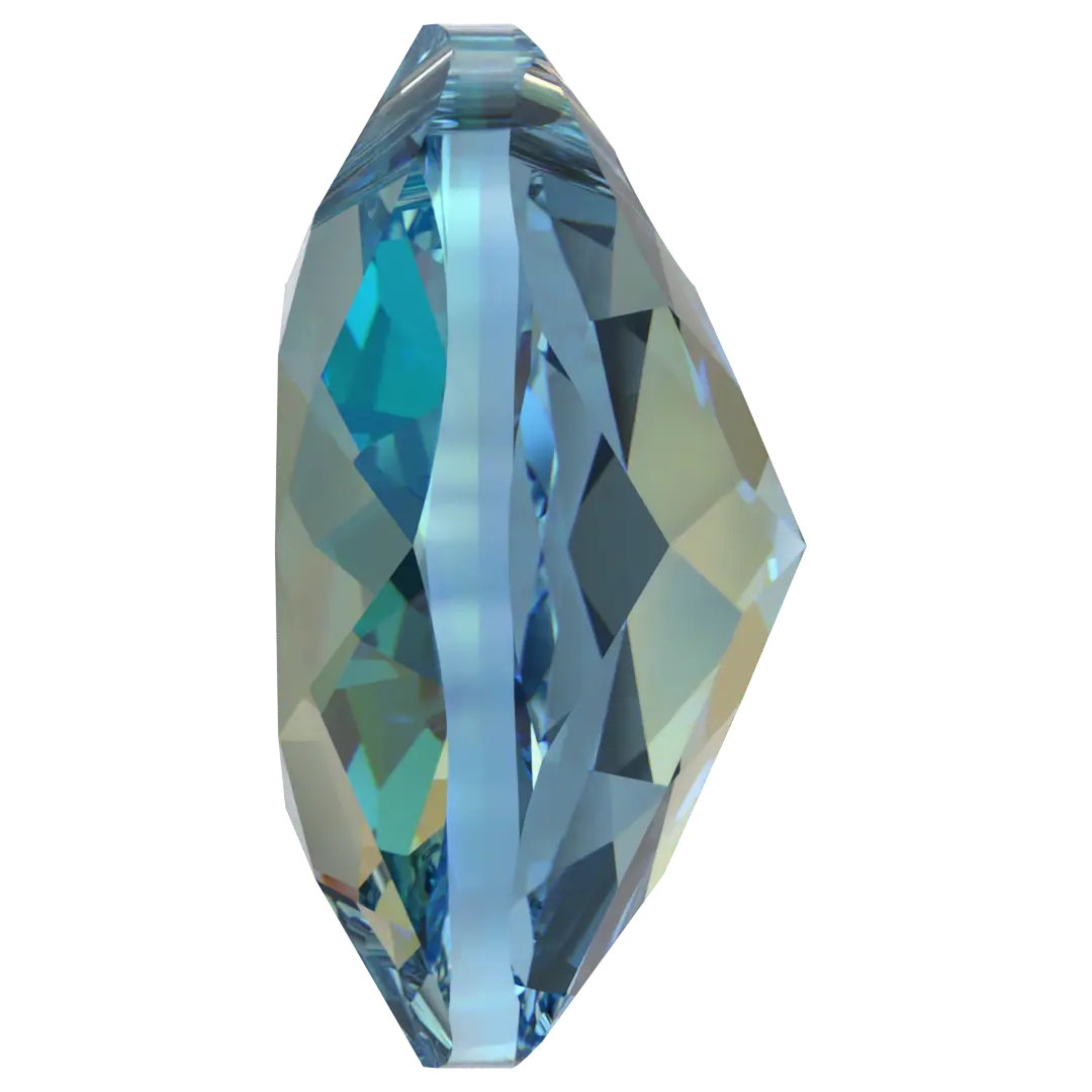 Serinity Pendants Classic Cut (6430) Aquamarine Shimmer - Bluestreak Crystals