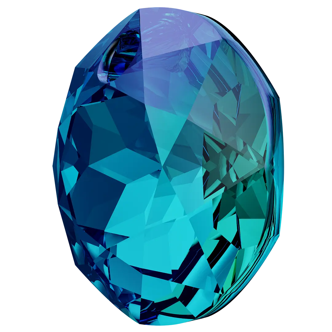 Serinity Pendants Classic Cut (6430) Crystal Bermuda Blue - Bluestreak Crystals