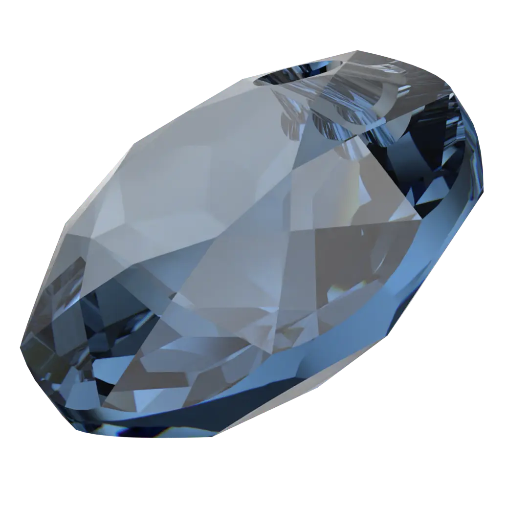 Serinity Pendants Classic Cut (6430) Montana - Bluestreak Crystals