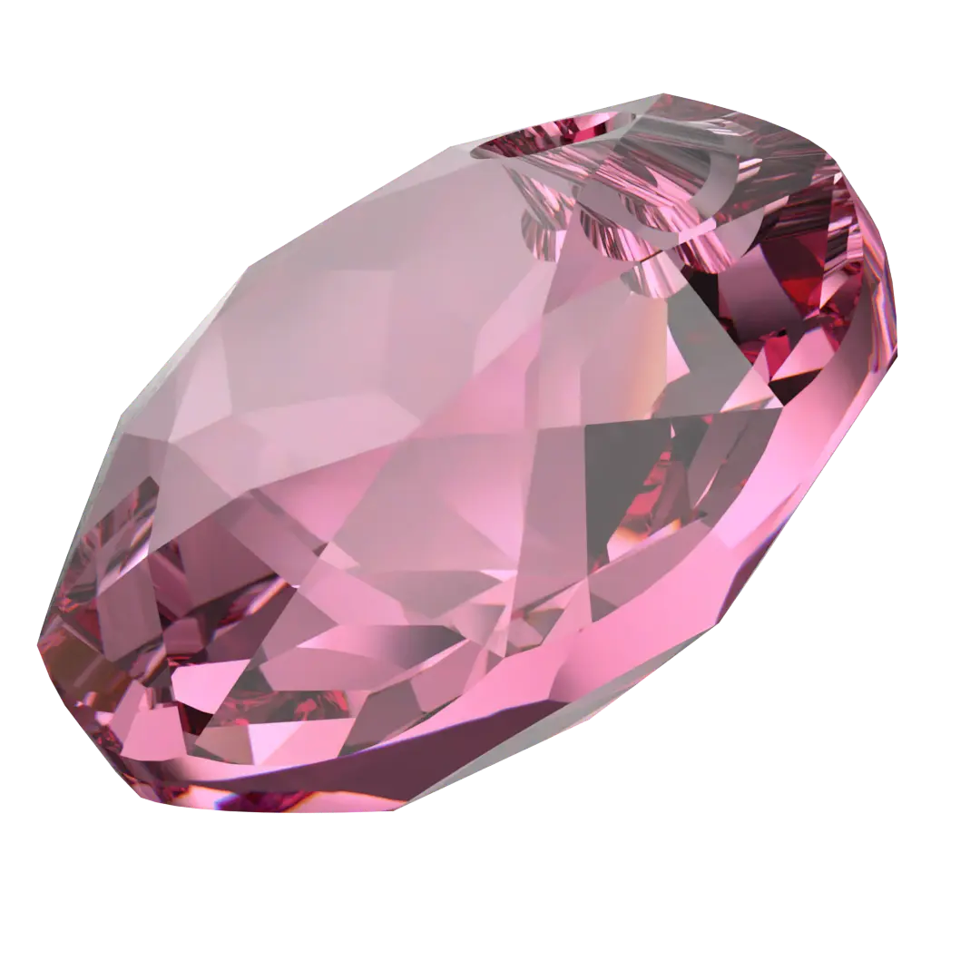 Serinity Pendants Classic Cut (6430) Rose - Bluestreak Crystals