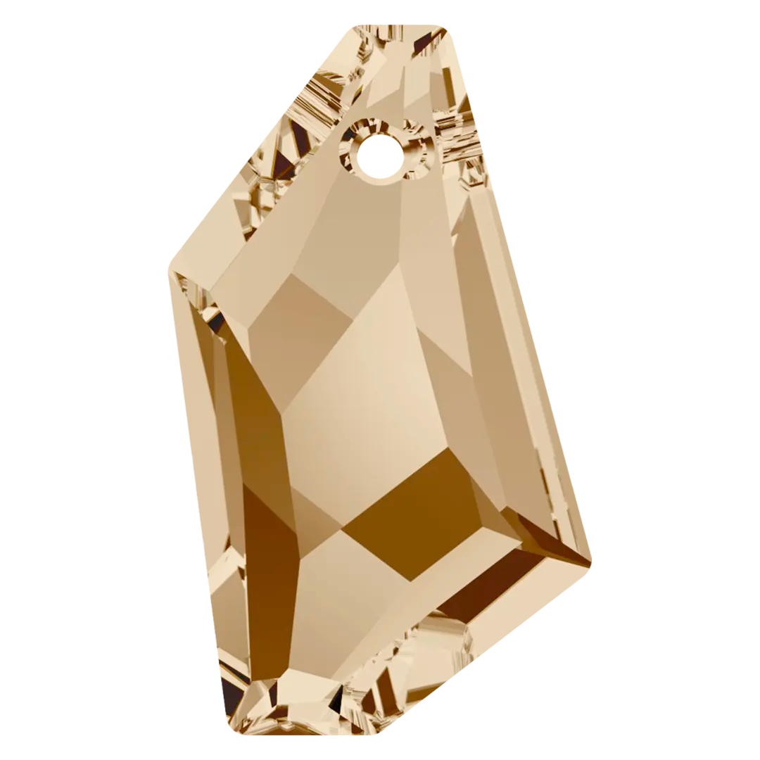 Serinity Pendants De-Art (6670) Crystal Golden Shadow - Bluestreak Crystals