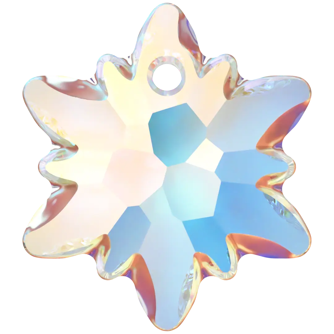 Serinity Pendants Edelweiss (6748) Crystal AB - Bluestreak Crystals