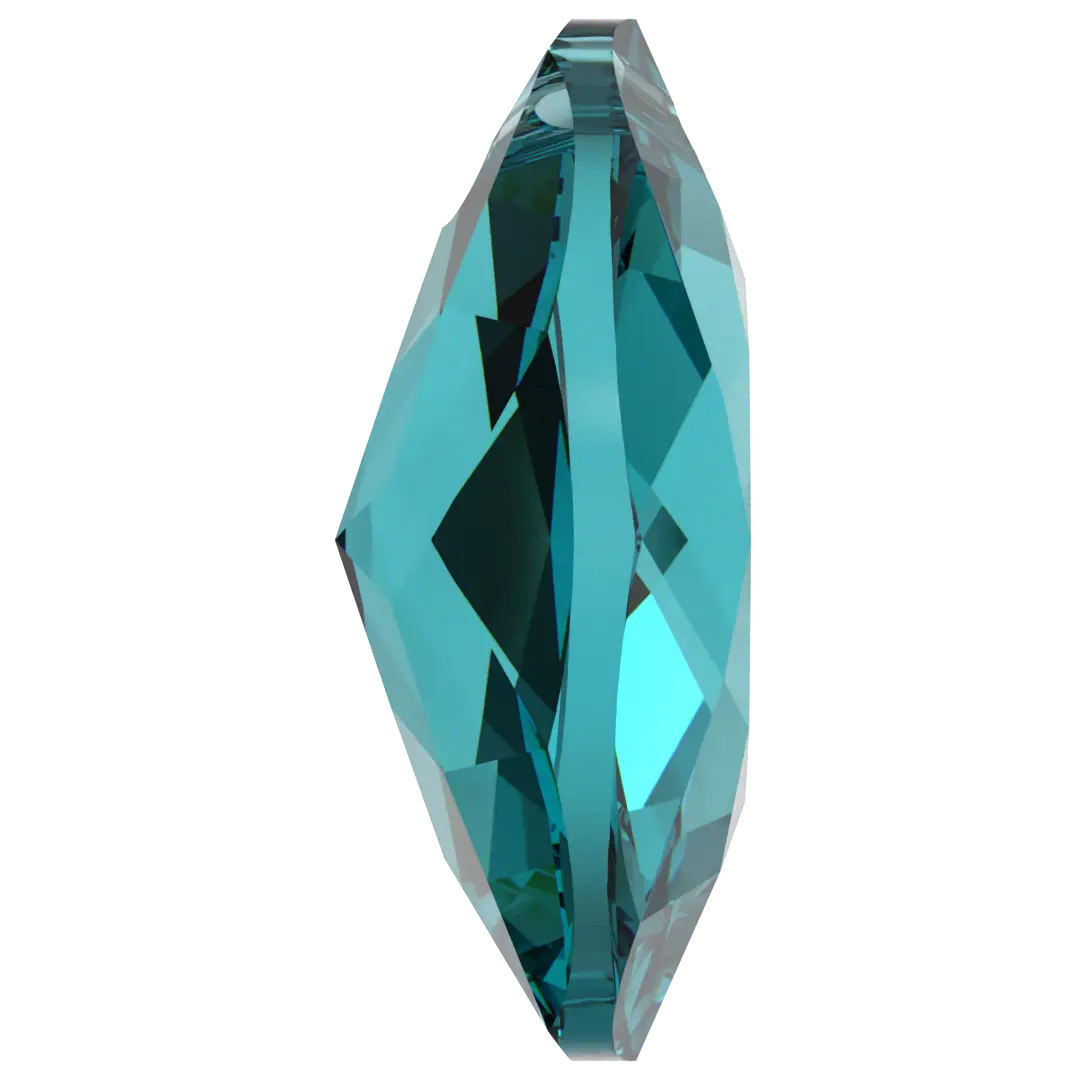 Serinity Pendants Elliptic Cut (6438) Blue Zircon - Bluestreak Crystals