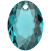 Serinity Pendants Elliptic Cut (6438) Blue Zircon - Bluestreak Crystals