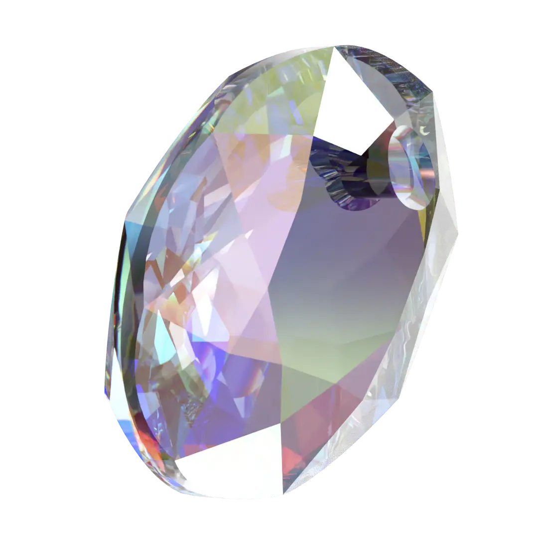 Serinity Pendants Elliptic Cut (6438) Crystal AB - Bluestreak Crystals
