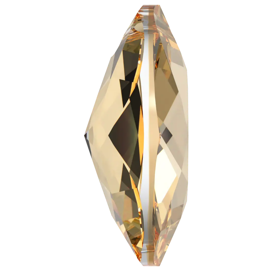 Serinity Pendants Elliptic Cut (6438) Crystal Golden Shadow - Bluestreak Crystals