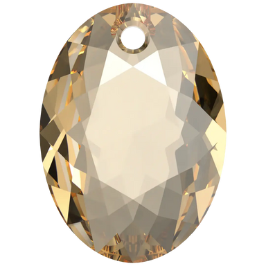Serinity Pendants Elliptic Cut (6438) Crystal Golden Shadow - Bluestreak Crystals
