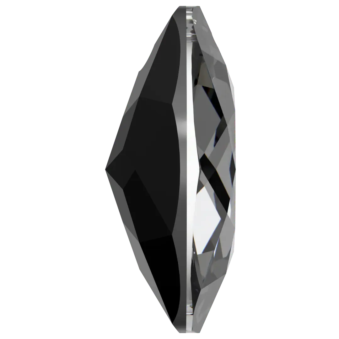 Serinity Pendants Elliptic Cut (6438) Crystal Silver Night - Bluestreak Crystals