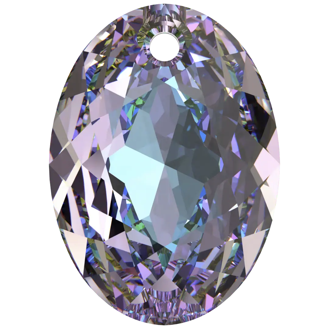 Serinity Pendants Elliptic Cut (6438) Crystal Vitrail Light P - Bluestreak Crystals