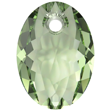 Serinity Pendants Elliptic Cut (6438) Dark Peridot - Bluestreak Crystals