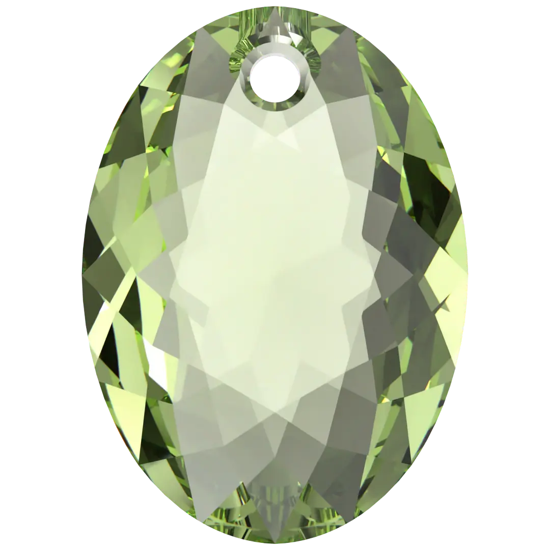 Serinity Pendants Elliptic Cut (6438) Peridot - Bluestreak Crystals