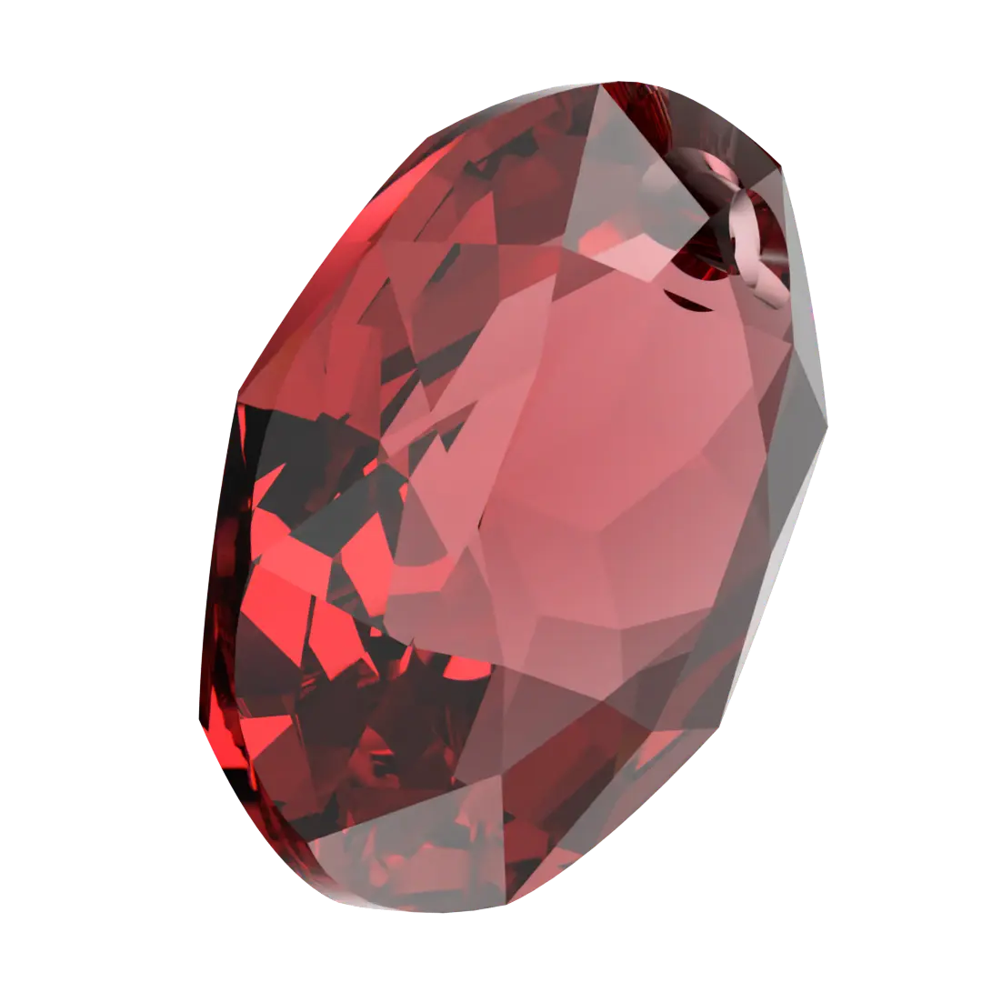 Serinity Pendants Elliptic Cut (6438) Scarlet - Bluestreak Crystals