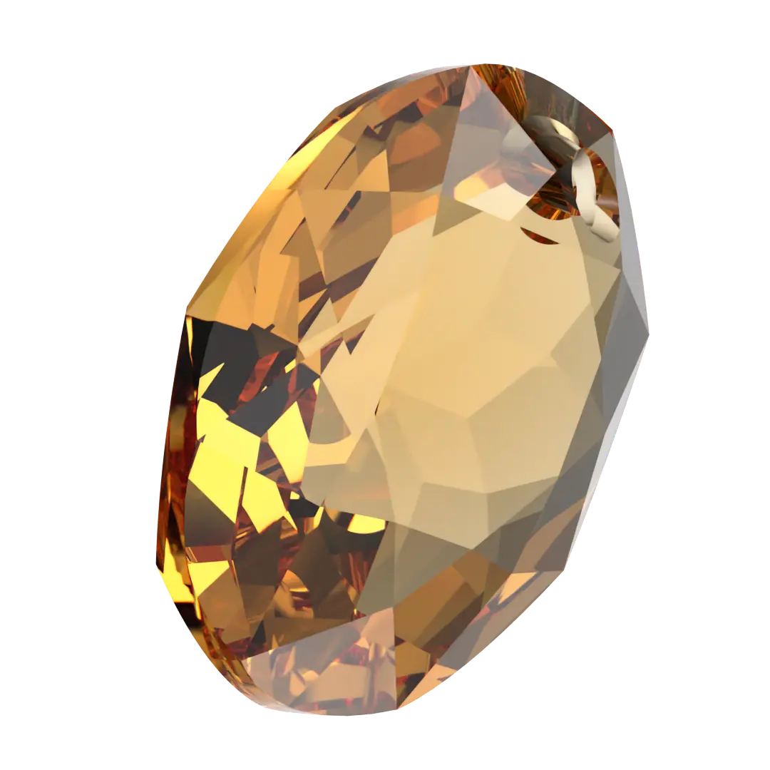 Serinity Pendants Elliptic Cut (6438) Topaz - Bluestreak Crystals