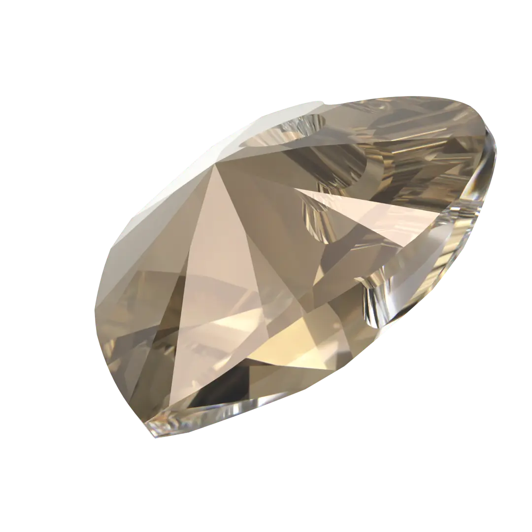 Serinity Pendants Heart (6228) Crystal Bronze - Bluestreak Crystals