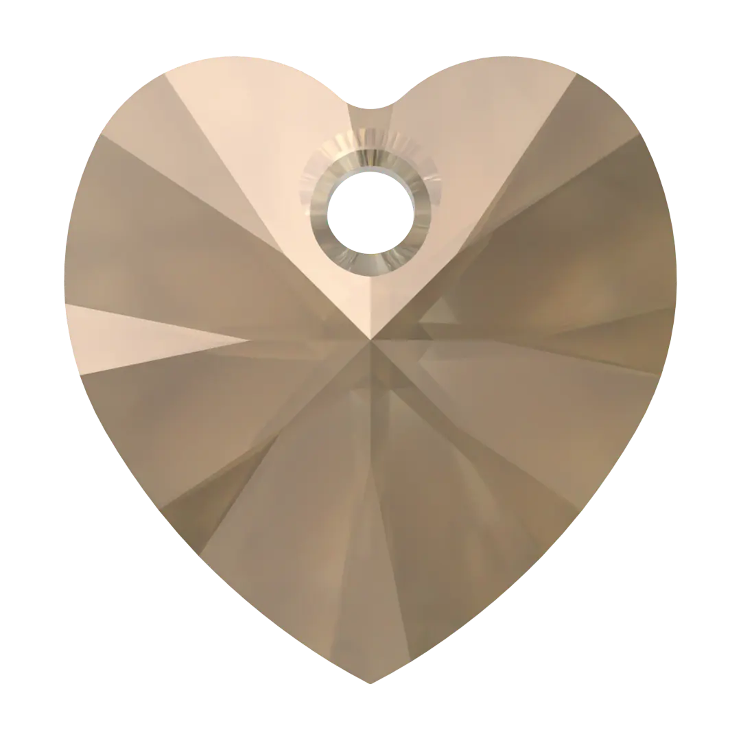 Serinity Pendants Heart (6228) Crystal Bronze - Bluestreak Crystals