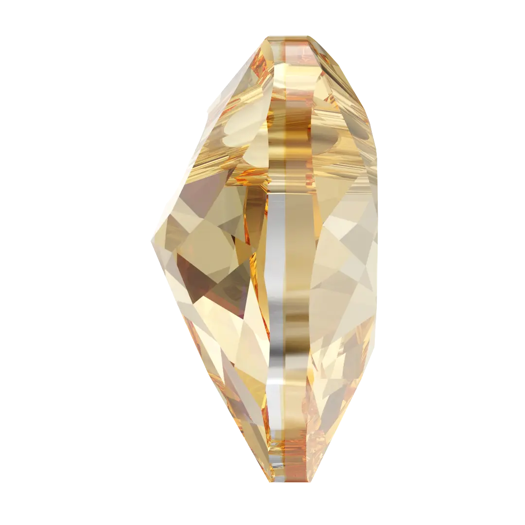 Serinity Pendants Heart Cut (6432) Crystal Golden Shadow - Bluestreak Crystals