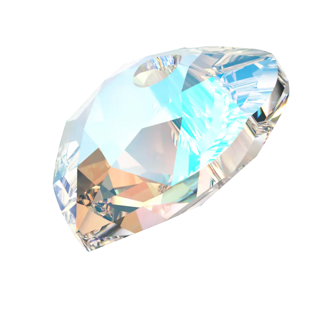 Serinity Pendants Heart Cut (6432) Crystal Shimmer - Bluestreak Crystals