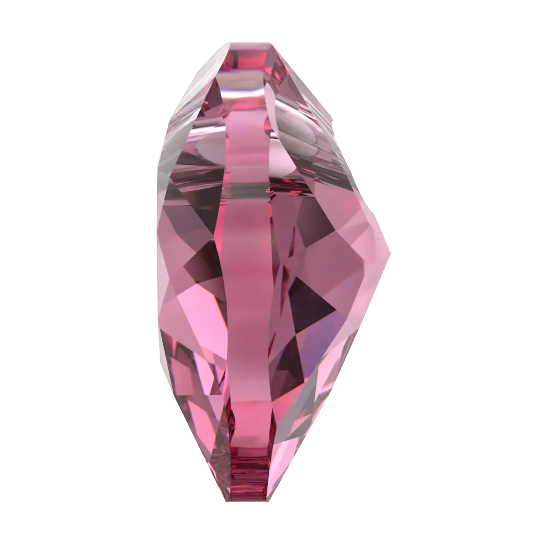 Serinity Pendants Heart Cut (6432) Rose - Bluestreak Crystals