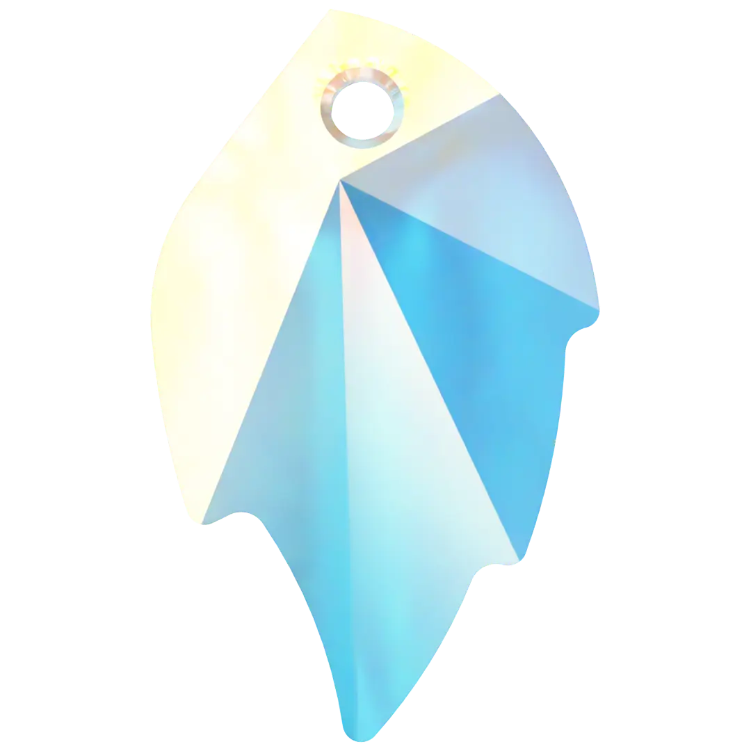 Serinity Pendants Leaf (6735) Crystal AB - Bluestreak Crystals