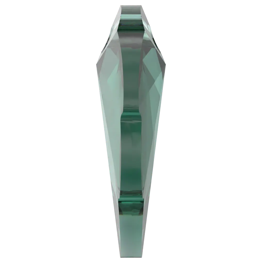 Serinity Pendants Leaf (6735) Emerald - Bluestreak Crystals
